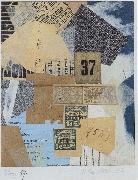 Kurt Schwitters Merz 19 oil painting on canvas